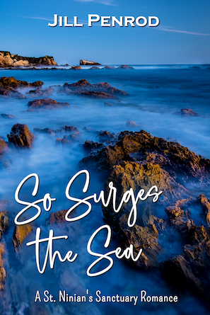 So Surges the Sea cover--rocky ocean in the mist