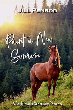 Paint a New Sunrise cover, a horse at sunrise