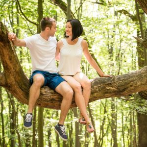 couple sitting in a tree