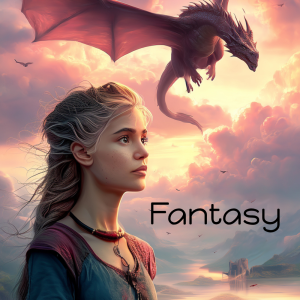 "Fantasy"--girl and a dragon