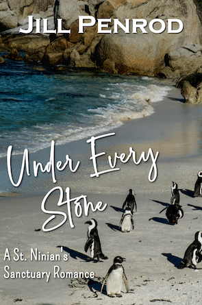Penguins on a beach